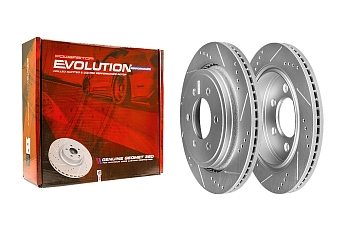 Задний тормозной диск Evolution с перфорацией и насечками, в покрытии GEOMET для Ford F150 XIII