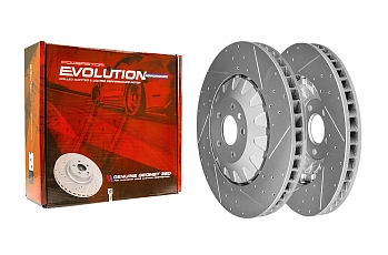Передний тормозной диск Evolution с перфорацией и насечками, в покрытии GEOMET для Audi A6 (C8), A7 (4K), A8 (D5), Q7 (4M), Volkswagen Touareg III