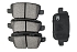 Задние керамические колодки Evolution Sport Z23 для Ford Focus, Galaxy, Kuga, Mondeo, S-MAX, Land Rover Freelander, Volvo S80, V70, XC70