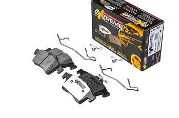 Задние керамические колодки Extreme Truck & Tow Z36 для Citroen C5, Ford C-MAX, Focus, Jaguar XF, XJ, XK, Mazda 3, Mercedes-Benz G, Peugeot 508, Volvo S40, V40