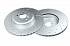 Задний тормозной диск Evolution с перфорацией и насечками в покрытии GEOMET для BMW X5 (G05), X6 (G06), X7 (G07)