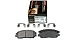 Передние керамические колодки Evolution PLUS Z17 для Acura MDX, RLX, ZDX, Cadillac XT5, XT6, Chevrolet Blazer, Traverse, Honda Legend, Pilot