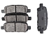 Задние керамические колодки Evolution Sport Z23 для Infiniti EX, FX, JX, M 37, Q50, Q60, Q70, QX50, QX70, Nissan Juke, Maxima, Skyline, Teana