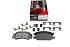 Передние керамические колодки Evolution Sport Z23 для Cadillac Escalade III, Chevrolet Impala IX, Tahoe IV