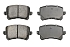 Задние керамические колодки Evolution PLUS Z17 для Audi A3 (8P), Q3 (8U), Haval F7, Skoda Octavia III, Superb II, Volkswagen Golf V, Passat (B7/B8), Tiguan I