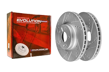 Передний тормозной диск Evolution с перфорацией и насечками, в покрытии GEOMET для Mercedes-Benz V-Класс, Vito