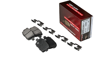 Задние керамические колодки Evolution Sport Z23 для Ford Focus, Galaxy, Kuga, Mondeo, S-MAX, Land Rover Freelander, Volvo S80, V70, XC70