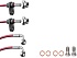 Тормозные армированные шланги HARDi задние Lexus RX 3/Lexus RX 4/ Toyota Highlander GSU40/45