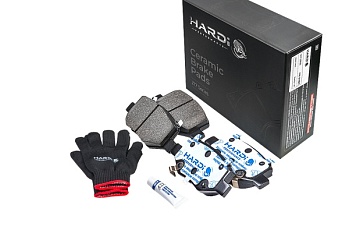 Задние керамические колодки Hardi Z17 Dual-Grip by Powerstop для Geely BINYUE PRO SX11