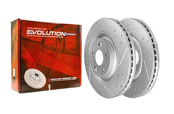 Передний тормозной диск Evolution с перфорацией и насечками в покрытии GEOMET для Xcite X-Cross 8 _