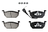 Передние керамические колодки Evolution Sport Z23 для Audi A3, SEAT Leon, Skoda Octavia, Volkswagen Golf