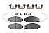 Передние керамические колодки Evolution Sport Z23 для Honda Accord, Civic, Odyssey