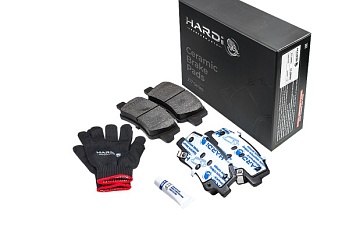 Задние керамические колодки Hardi Z17 Dual-Grip by Powerstop для Kia SPORTAGE PTW22 US LONG