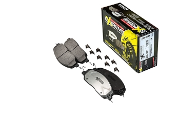 Передние керамические колодки Extreme Street Performance Z26 для Ford Mustang 2005+