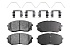 Передние керамические колодки Evolution Sport Z23 для Hyundai Sonata VII, Tucson III, Kia Cerato, Optima, Proceed, Seltos, Soul, Sportage
