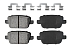 Задние керамические колодки Evolution PLUS Z17 для Ford Focus, Galaxy, Kuga, Mondeo, S-MAX, Land Rover Freelander, Volvo S80, V70, XC70