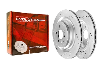 Задний тормозной диск Evolution с перфорацией и насечками в покрытии GEOMET для Mercedes-Benz GL-Класс (X166), GLE (W166), GLE Coupe (C292), GLS (X166), M-Класс (W166)