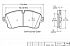 Передние керамические колодки Evolution PLUS Z17 для Land Rover Defender II, Discovery V, Range Rover IV, Range Rover Evoque II, Range Rover Sport II