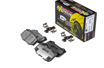Задние керамические колодки Extreme Street Performance Z26 для Chevrolet Camaro, Ford Mustang