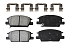 Передние керамические колодки Evolution PLUS Z17 для Chevrolet Equinox III, Malibu IX