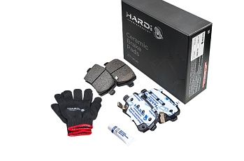 Задние керамические колодки Hardi Z17 Dual-Grip by Powerstop для Jetour DASHING X-1