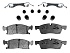 Передние керамические колодки Evolution Sport Z23 для Jeep Grand Cherokee IV (WK, WK2), Mercedes-Benz GL-Класс (X166), GLE (W166), GLE Coupe (C292), GLS (X166), M-Класс (W166)