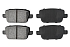 Задние керамические колодки Evolution PLUS Z17 для Ford Focus, Galaxy, Kuga, Mondeo, S-MAX, Land Rover Freelander, Volvo S80, V70, XC70