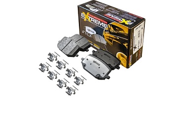 Задние керамические колодки Extreme Truck & Tow Z36 для Ford MUSTANG S650