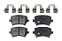 Задние керамические колодки Evolution PLUS Z17 для Audi A1, A3, A4, SEAT Leon, Skoda Octavia, Rapid, Superb, Yeti, Volkswagen Golf, Jetta, Scirocco