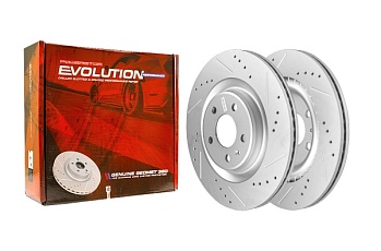 Задний тормозной диск Evolution с перфорацией и насечками в покрытии GEOMET для Audi A7L 498 (SAIC)