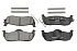 Задние керамические колодки Evolution PLUS Z17 для Jeep Grand Cherokee III, Infiniti QX56, Nissan Armada, Titan
