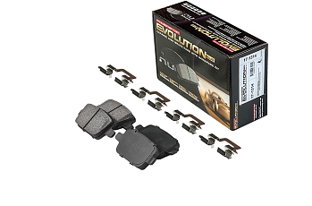 Задние керамические колодки Evolution PLUS Z17 для Ford Focus, Galaxy, Kuga, Mondeo, S-MAX, Land Rover Freelander, Volvo S80, V70, XC70