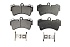 Передние керамические колодки Evolution Sport Z23 для Audi Q7 (4L), Porsche Cayenne (955/957), Volkswagen Touareg 2002-2010