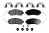 Передние керамические колодки Evolution Sport Z23 для Acura RDX, Changan CS75, Chery Tiggo 7 Pro, 8 Pro, 8 Pro Max, EXEED RX, TXL, VX, Haval F7, H5, H6, Honda CR-V, Odyssey, Jaecoo J7