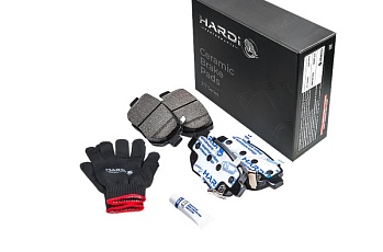 Задние керамические колодки Hardi Z17 Dual-Grip by Powerstop для Geely EMGRAND SS11