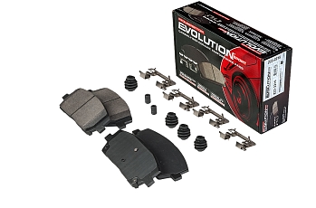 Передние керамические колодки Evolution Sport Z23 для Hyundai Palisade I, Santa Fe IV, Kia Sorento III Prime