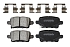 Задние керамические колодки Evolution PLUS Z17 для Chevrolet Equinox III, Malibu IX, Opel Insignia II