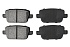 Задние керамические колодки Evolution PLUS Z17 для Ford Focus, Galaxy, Kuga, Mondeo, S-MAX, Land Rover Freelander, Volvo S80, V70, XC70