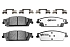 Задние керамические колодки Extreme Truck & Tow Z36 для Chevrolet Tahoe IV, Cadillac Escalade IV