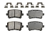 Задние керамические колодки Evolution PLUS Z17 для Audi A3 (8P), Q3 (8U), Haval F7, Skoda Octavia III, Superb II, Volkswagen Golf V, Passat (B7/B8), Tiguan I