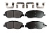 Передние керамические колодки Evolution PLUS Z17 для Hyundai Santa Fe, Kia Carnival, Sorento