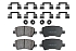 Задние керамические колодки Evolution Sport Z23 для Ford Galaxy II, S-MAX I, Land Rover Freelander II, Volvo S60 II, S80 II, V60 I, V70 III, XC70 II