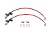 Тормозные армированные шланги HARDi задние Lexus RX 3/Lexus RX 4/ Toyota Highlander GSU40/45