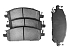 Передние керамические колодки Evolution PLUS Z17 для Infiniti QX60, Mitsubishi Outlander, Nissan Pathfinder, Qashqai, X-Trail