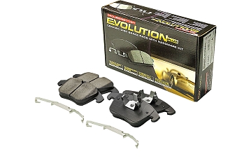 Передние керамические колодки Evolution PLUS Z17 для Ford Galaxy II, Mondeo IV/V, S-MAX I, Land Rover Freelander II, Volvo S60 II, S80 II, V60 I, V70 III, XC70 II