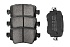 Задние керамические колодки Evolution PLUS Z17 для Audi A1, Q3, SEAT Leon, Skoda Octavia, Volkswagen Passat