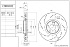 Передний тормозной диск Evolution с перфорацией и насечками, в покрытии GEOMET