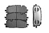 Передние керамические колодки Evolution Sport Z23 для Audi A3 (8Y), A4 (B9), A5 (F5), A6 (C8), A7 (4K), A8 (D5), Q3 (F3), Q5 (FY), Q7 (4M), Q8, Volkswagen Touareg III