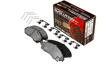 Передние керамические колодки Evolution Sport Z23 для Acura MDX, Honda Legend, Pilot