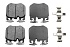 Передние керамические колодки Evolution Sport Z23 для BMW 2, 3, 4, 5, 6, 7, 8 серии, X3, X4, X5, X6, X7
